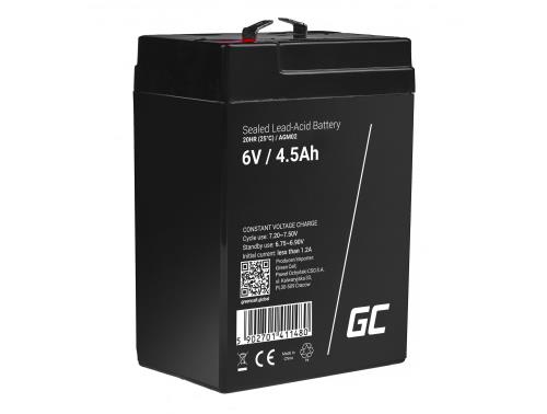 Green Cell AGM Battery 6V 4.5Ah