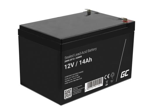 Green Cell AGM Battery 12V 14Ah