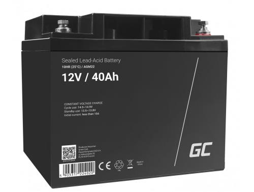 Green Cell AGM Battery 12V 40Ah