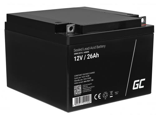 Green Cell ® Battery AGM VRLA 12V 26Ah