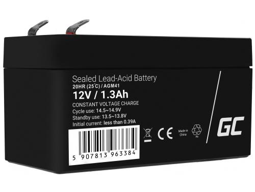 Green Cell AGM Battery 12V 1.3Ah