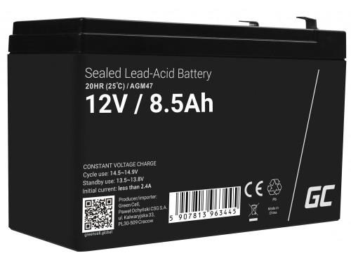 Green Cell AGM Battery 12V 8.5Ah