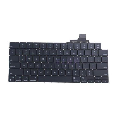 Πληκτολόγιο for MacBook Air 13" M2 A2681 A2941 2022 Small Enter Black Keyboard